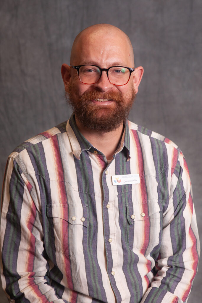 Headshot of Outreach Coordinator, James