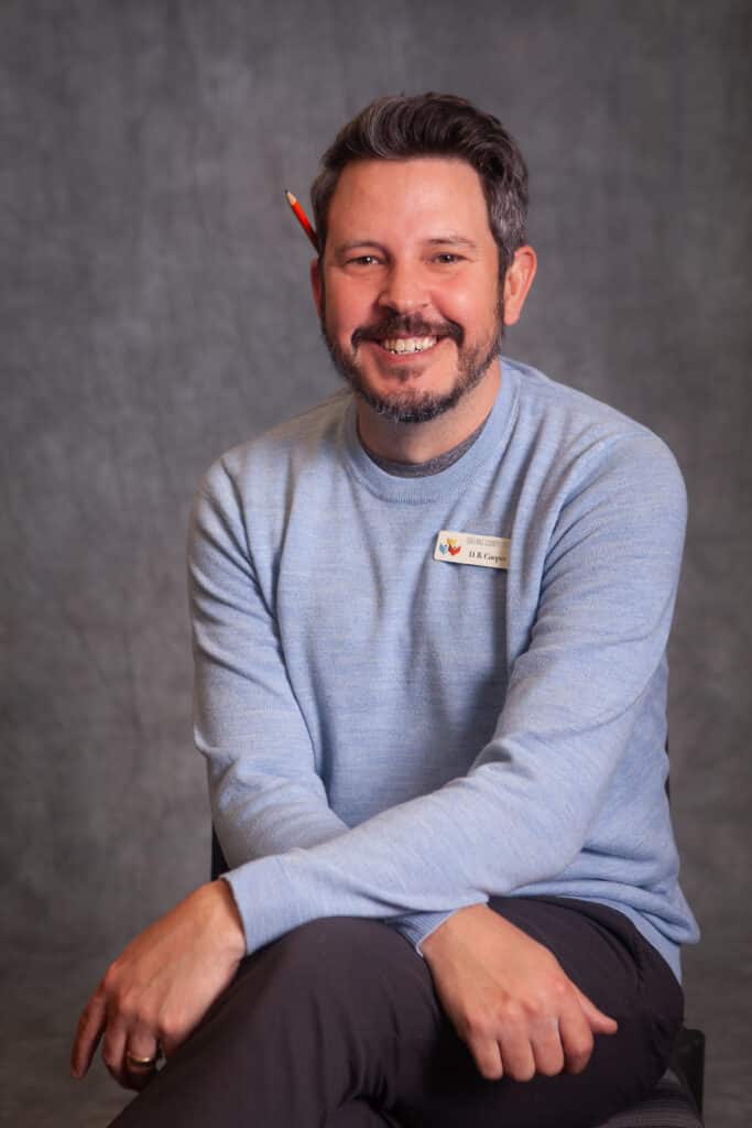 Headshot of Technical Services Librarian, Brent