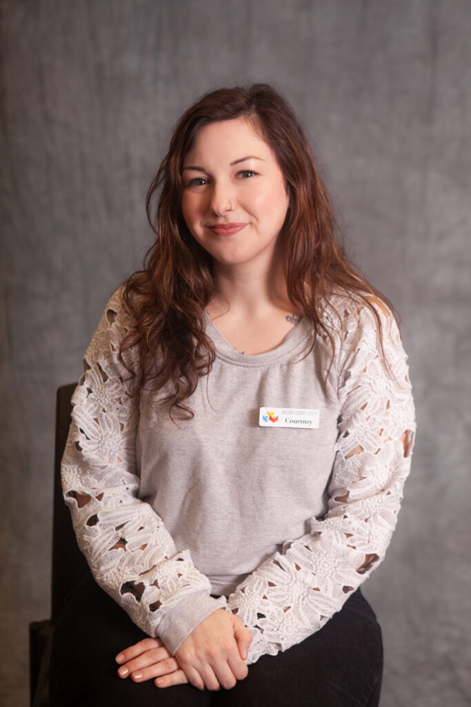 Headshot of Youth Services Coordinator, Courtney