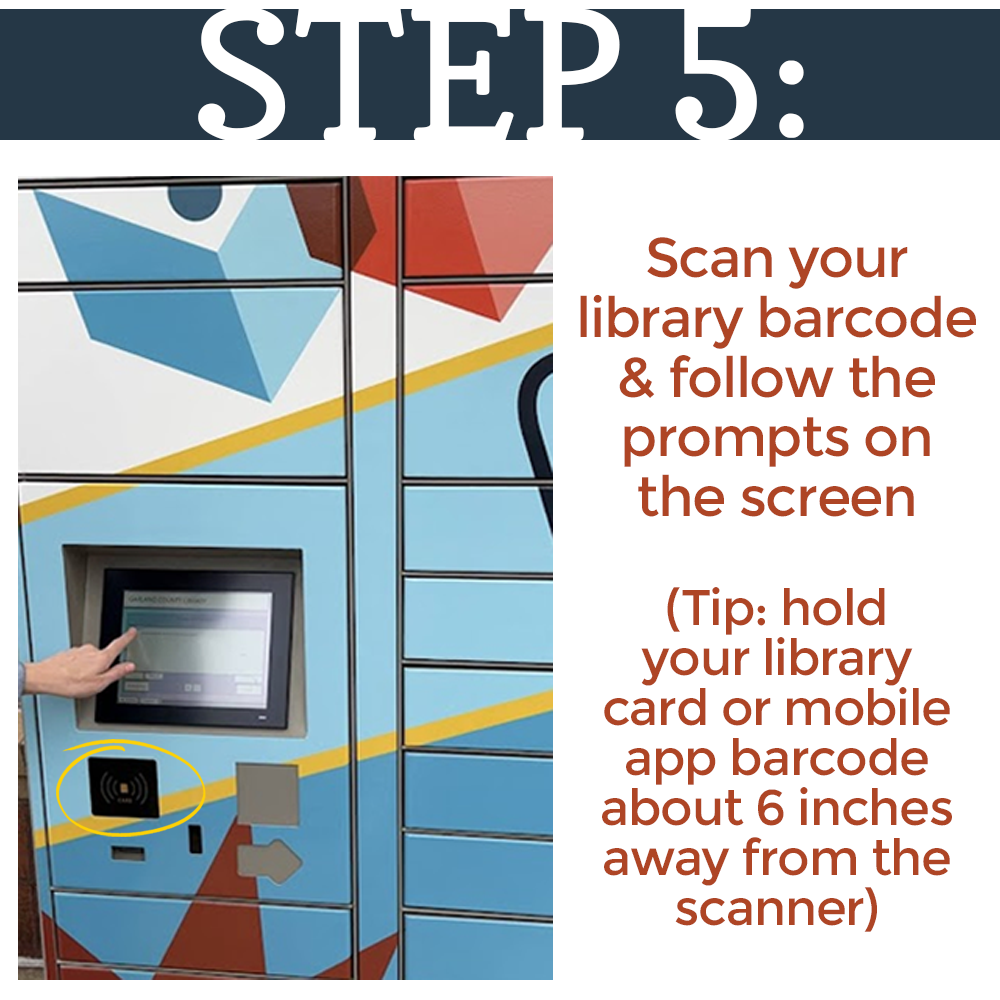 Scan your library barcode & follow the prompts.