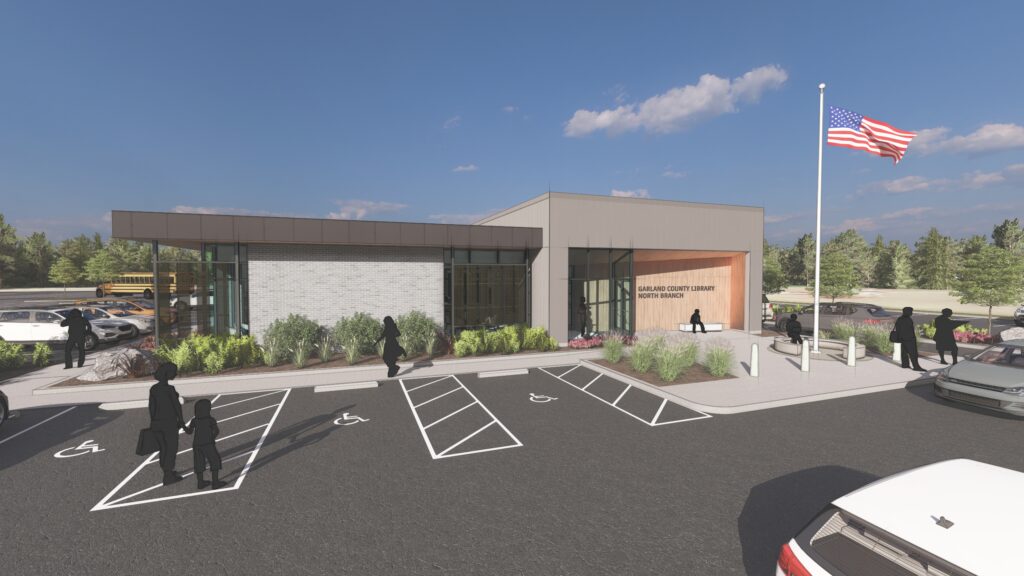 Render of the front of the GCL "North Branch" location under construction.
